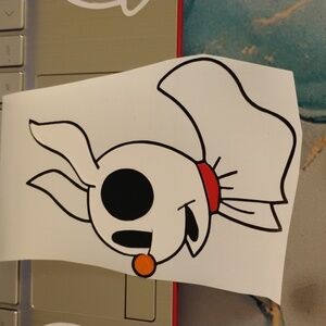 Zero Nightmare Before Christmas vinyl decal